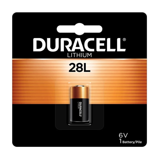 Batería Duracell de litio, 28 L, 6 V, paquete de 1 unidad, alta potencia
