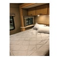 Short Queen Comforter RV Bedding Black