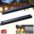 thumbnail image 5 of 2 Pack Solar Sign Lights, Warm White Outdoor Wall Light, IP65 Waterproof Landscape Spotlights, 5 of 6