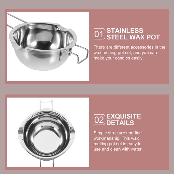 GAXIRE Stainless Steel Boiler Pot for Melting Butter, Cheese, , Kitchen Melting Pan
