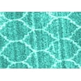 thumbnail image 1 of Ahgly Company Indoor Rectangle Abstract Turquoise Blue Contemporary Area Rugs, 4' x 6', 1 of 4