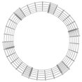 thumbnail image 2 of vidaXL Circular Gabion Pole Galvanised Steel Ø50x50 cm, 2 of 4