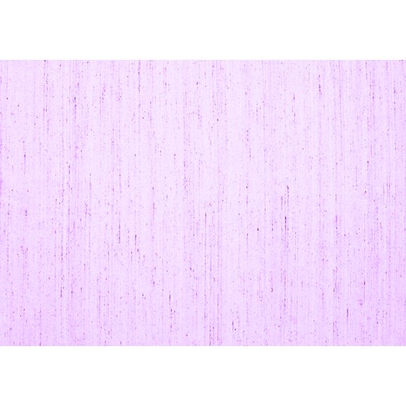 Ahgly Company Indoor Rectangle Solid Purple Modern Area Rugs, 5' x 7'