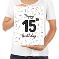 thumbnail image 4 of Koyal Wholesale Jumbo Happy Birthday Card with Envelope, Happy 15th Birthday Card, Daughter, Granddaughter, 1-Pk, 4 of 5