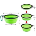 thumbnail image 4 of Cuencos plegables de silicona para perros, cuenco de viaje para perros sin BPA, cuenco de agua plegable para comida de perros y gatos, 4 Uds., 4 of 8