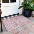 thumbnail image 6 of Addison Rugs Chantille Indoor/Outdoor Traditional Damask Pink Washable Rectangle Rug, 1'8" x 2'6", 6 of 6
