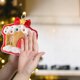 thumbnail image 5 of Adornos navideños, adornos navideños, regalos navideños, toalla de mano de lana, regalo navideño, trapo de cocina, toalla navideña para niños, trapo de mano, 5 of 6