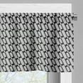 thumbnail image 3 of Ambesonne Black and Grey Valance Pack of 2, Monotone Shapes, 54"X18", Black and Grey, 3 of 5