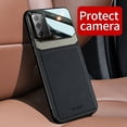 thumbnail image 4 of Leather case back cover Protective Cover Phone Case Glass Back Shell For Samsung Galaxy Note 20 Ultra (Blue), 4 of 7