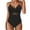 Black, variant on Swim Shorts Women Front Cross Lace Up Two Piece Bathing Suit One Shoulder Swimsuits for Women Clearance Items Under 5 Dollars