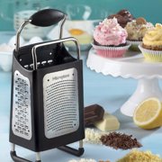 Microplane 4-in-1 Stainless Steel Ultra-Sharp Box Grater - Multi-Purpose Kitchen Tool