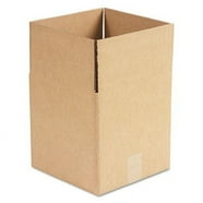 Partners Brand P1096 Corrugated Boxes, 10"L X 9"W X 6"H, Kraft (Pack Of 25