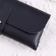 thumbnail image 5 of Paquete de 2 estuches suaves para gafas (negro + blanco), estuche para gafas de sol con hebilla, 5 of 5