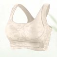 thumbnail image 4 of Levmjia Women's Bras Seamless Wirefree Solid Color Non Steel Comfortable Breathable Bras Everyday Wear Light Support Sports Underwear, 4 of 8