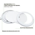 thumbnail image 5 of Facon 4.5" DC 12V RV LED Dome Light Fixture with Touch Dimmable Switch, 4W RV Boat LED Ceiling Puck Light, Ultra Slim RV Interior Lighting for RV/Trailer/Camper/Boat Warm White 3400K, 6 Pack, 5 of 10