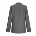 thumbnail image 3 of CHEEREAM Men's Winter Coat Wool Trench Peacoat Classic Notched Collar Overcoat Double Breasted Top Jacket Gray XXL, 3 of 4