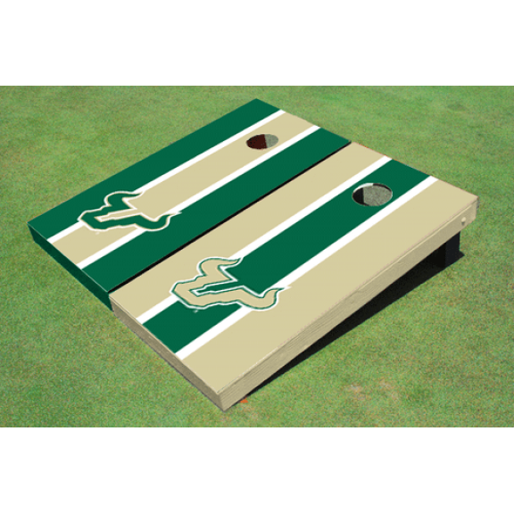 University Of South Florida Alternating Long Stripe Cornhole Boards