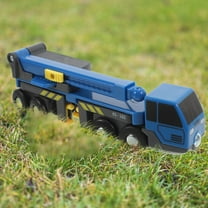 LOLIPPYY Mini Crane Truck Toy Set 17X6.7in Plastic Construction Vehicle for Kids Garden and Indoor Play