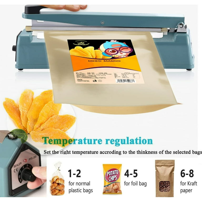 Impulse Heat Sealer 12inch-5mm Bag Sealer Bag Heat Sealer Sealing
