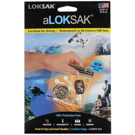 Aloksak Waterproof Bags - Loksak Aloksak 5 x 4.75 Bag