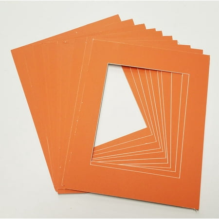 12x16 White Picture Mats With White Core For 8x10 Pictures Fits