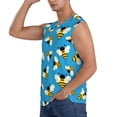 thumbnail image 3 of Gaeub Flying Bees Men's Sleeveless Muscle Shirts Workout Tank Tops, Odor Protection and Comfortable - Small, 3 of 8