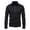 Black, variant on Men's Casual Autumn Solid Turtleneck Zipper Collar Blouse Long Sleeve Tops Men's Tees XL