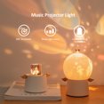 thumbnail image 2 of Amdohai ight Light Projector Bedroom 360° Rotating Led Night Lighting Lamp Romantic Music Box, 2 of 8