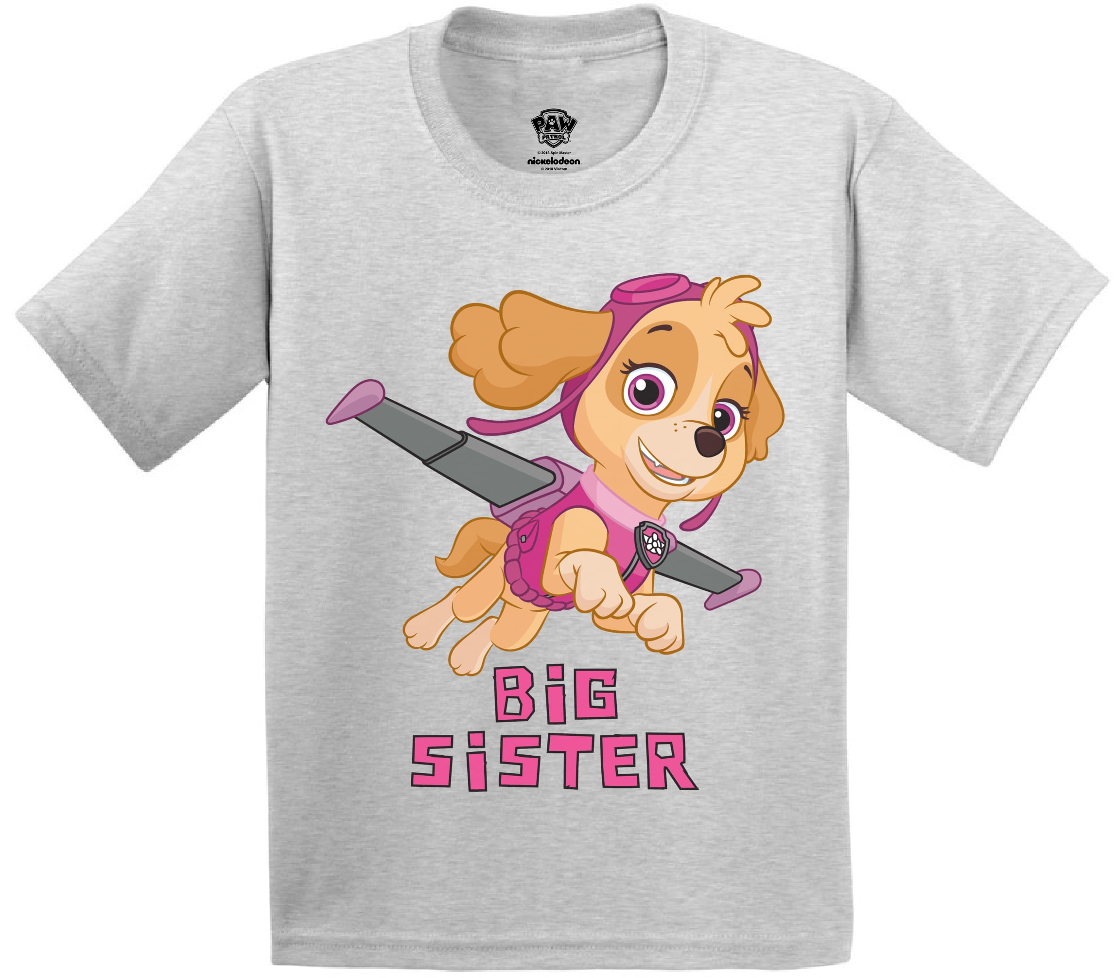Paw Patrol Skye Big Sister Shirt Outfit Gift Toddler Kids Girls/' Fitted T-Shirt
