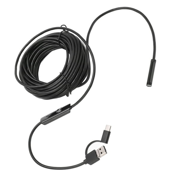High Resolution 7mm Inspection Camera Snake Camera with Adjustable Light IP67 Waterproof Endoscope for XP Win7 Win8 Vista