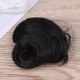 thumbnail image 5 of 1 pieza de extensión de cabello con clip y flecos falsos rizados para niñas y mujeres (negro), 5 of 5