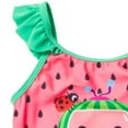 thumbnail image 4 of CoComelon Toddler Girls Sublimation Print Bathing Suit, Red,3T, 4 of 5