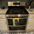 thumbnail image 3 of Summer Sunflowers Black Pit Bull Terrier Kitchen Towel, 3 of 5