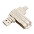 thumbnail image 1 of Clé USB USB2.0 2 en 1 Haute Vitesse 256G U Disque Transfert d'Informations Stockage de Fichiers Transfert de Données Clé USB, 1 of 5
