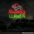 thumbnail image 4 of Glowneon Nadolig Llawen Neon Sign, Merry Christmas Led Sign, Santa Hat Neon Light, Christmas Decor, 4 of 5