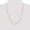thumbnail image 5 of Solid 14K Rose Gold 1.7mm Diamond-Cut Rope Chain - 24", 5 of 8