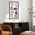 thumbnail image 5 of 12x23 Sindcom Collage Picture Frame, Fits eight 4x6 Photos with Mat or One 12x23 Pictures without Mat, Black, 5 of 5