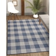 thumbnail image 1 of ZXNYH Outdoor Rug - Modern Area Rugs for Indoor and Outdoor patios, Kitchen and Hallway mats - Washable Outside Carpet (8x10, Bordered - Beige/White), 1 of 8