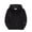 Black, variant on Unisex Kids Hoodie with Kangaroo Pocket Solid Color Sweatshirt for Boy Girl 8-10 Years