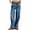 Navy blue, variant on Womens Mid Rise Wide Leg Jeans Boyfriend Casual Denim Pants with Pockets