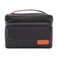thumbnail image 1 of carrier meal prep friday night thermal bag picnic black, 1 of 8