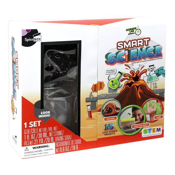 Kit de experimentos científicos SpiceBox Volcano STEM con 15 proyectos