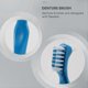 thumbnail image 5 of 12 Pack Denture Brush Hard Denture Cleaning Brush Teeth Brush Toothbrush, 5 of 5