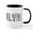 White/Black Inside, variant on CafePress - Brooklyn NYC Typographic Art Mugs - 11 oz Ceramic Mug - Novelty Coffee Tea Cup
