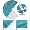 thumbnail image 2 of FMSHPON Merry Christmas Snowflake Xmas Christmas Tree Skirt Stand Mat for Holiday Party Decoration Indoor Outdoor 36 inches, 2 of 6