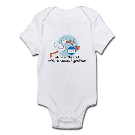 

CafePress - Stork Baby Honduras USA Infant Bodysuit - Baby Light Bodysuit
