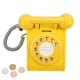 thumbnail image 4 of Teléfono retro de juguete Jadeshay simulación madera rosa con dial giratorio, 4 of 14