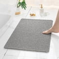 thumbnail image 2 of Soft Textured Bathtub Mat Non Slip, 31.49x19.68 Inch, Bath Mat With Drain, Pvc Loofah Bathroom Mat F, 2 of 5