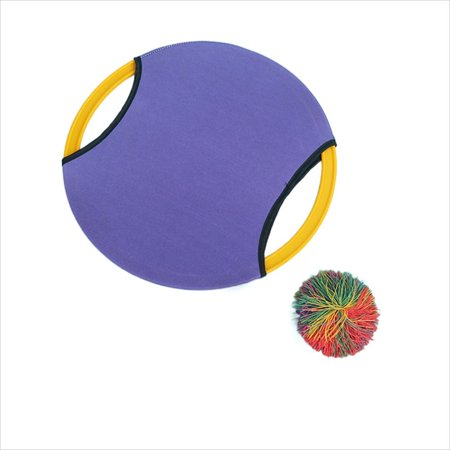 Family Children Funny Parent Child Sensory Elastic Ball Bouncing Ball Toy Racket Catch Ball Throwing Ball Toy Kids Ball Toy PURPLE