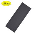 thumbnail image 1 of Papel de lija impermeable de carburo de silicio Uxcell 9" x 3.7" grano 180, paquete de 15, 1 of 5